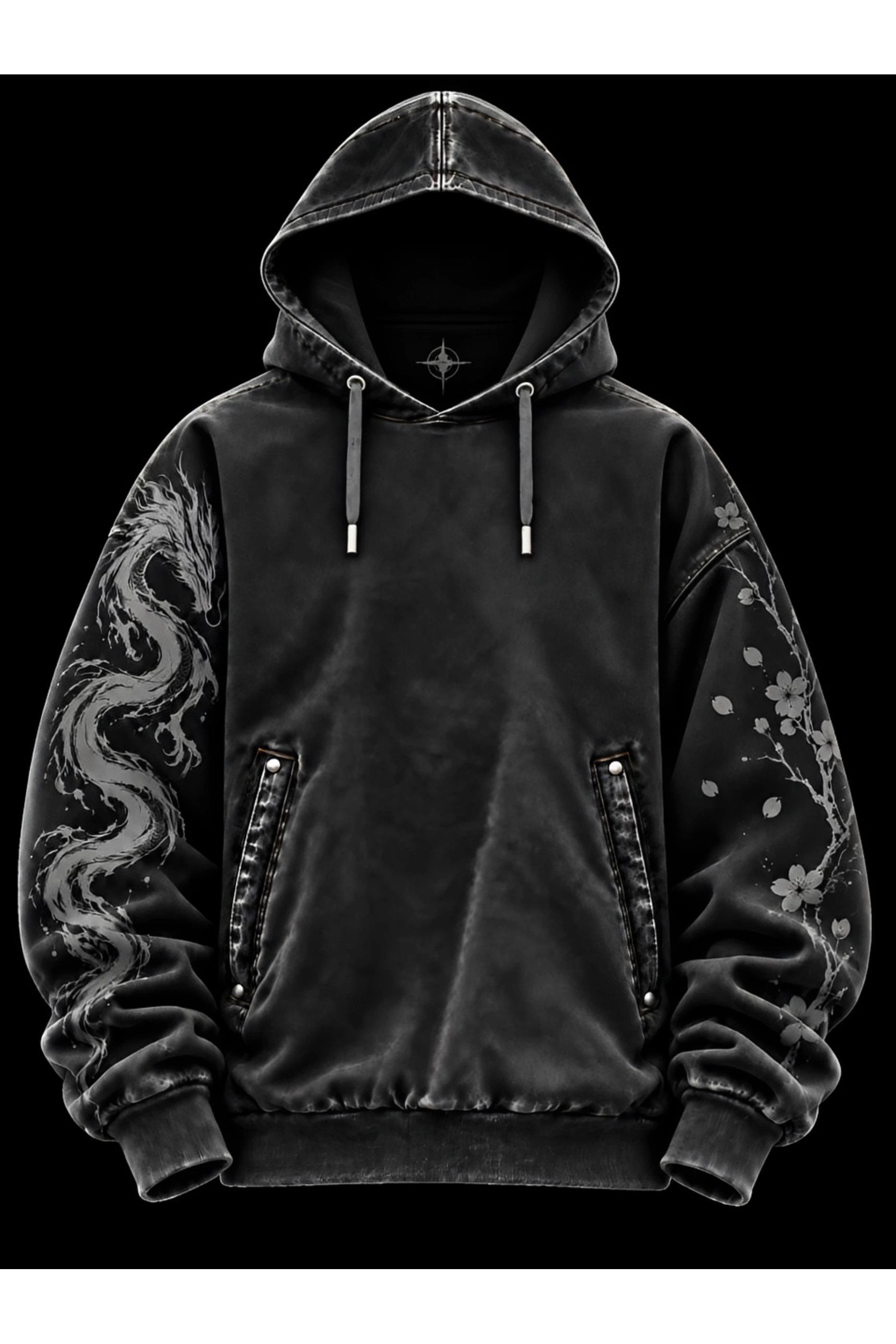 DISTRESSED HOODIE — front