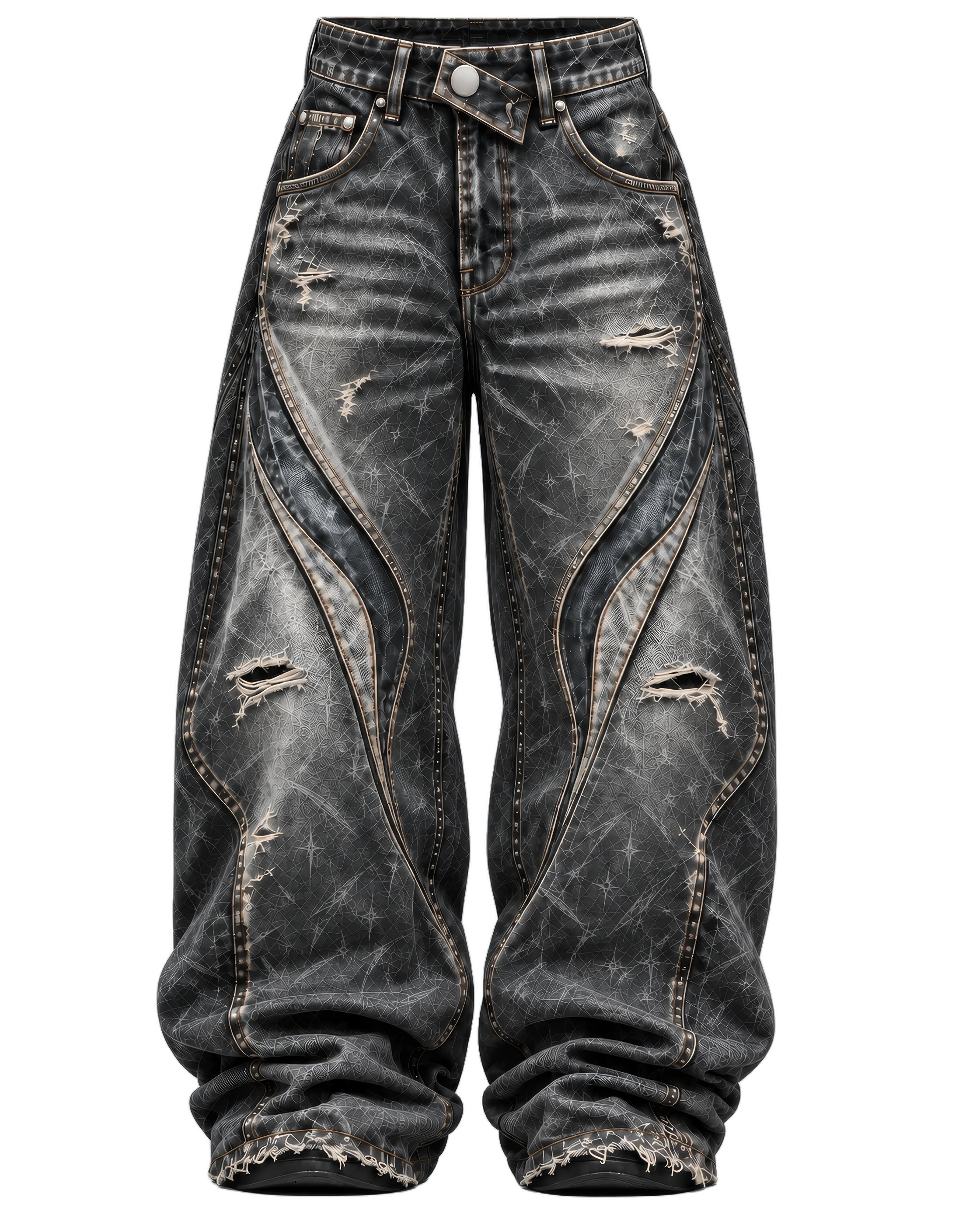 DISTRESSED PANTS — front